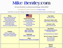 Tablet Screenshot of mikebentley.com